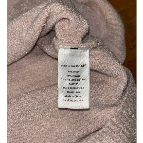 Barefoot Dreams CozyChic Ultra Lite Coastal Cowl Neck Tunic Sweater Womens Large - Picture 13 of 13